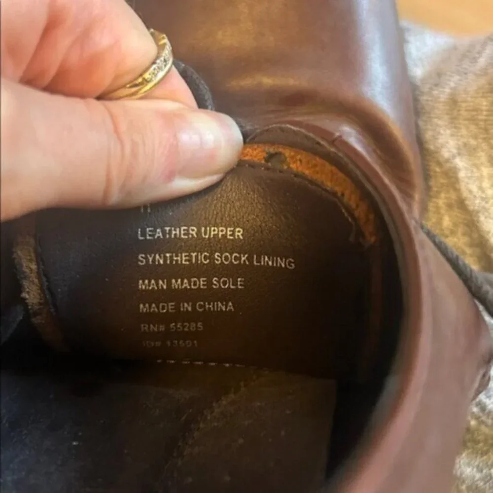 Express Dark Brown Men's Oxfords